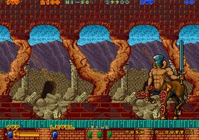 une photo d'Ã©cran de Rastan Saga 2 sur Arcade